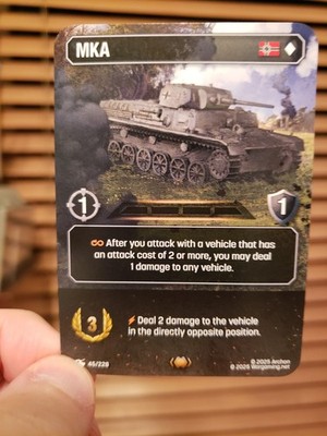 MKA #45 RARE - World of Tanks TCG - First Strike