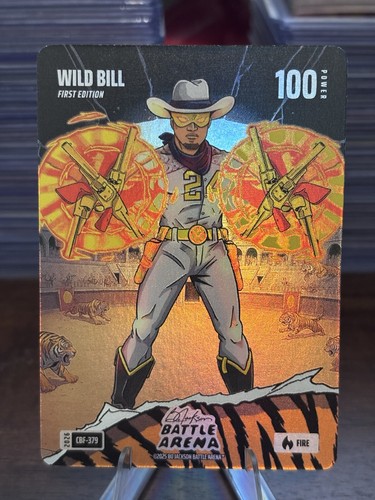 Bo Jackson Battle Arena - WILD BILL - Colosseum Fire Battlefoil #CBF-379