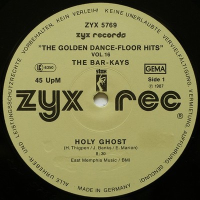 Bar-Kays / Sylvester - Holy Ghost / You Make Me Feel (Mighty Real) - 12'' Gen