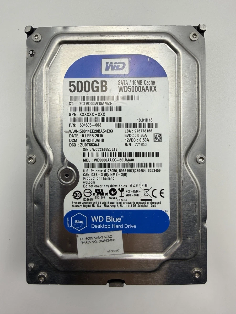 Lot de 2 HDD 2.5 750 Go – Western Digital / Toshiba – Testés - Accessoires informatique