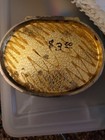 Ceramic and Metal Lid with Birds and Flowers Used Good Condition — photo 2