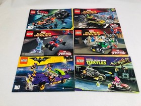 Lego Instruction Manuals Huge Mixed Lot Of 40+ Minecraft, Star Wars, DC, Marvel