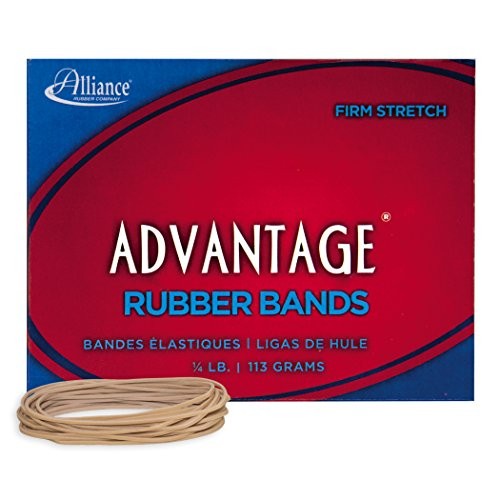 Alliance Rubber 26199 1/4 Pound 3 1/2 x 1/16 Inches Beige Rubber Bands