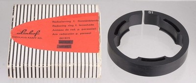 original Linhof reducing ring 70/51 for lens shade w/original box _ hood adapter