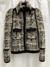  BALENCIAGA Nicolas Ghesqui re Runway F/W 2007 Boucl  Tweed Jacket FR 34