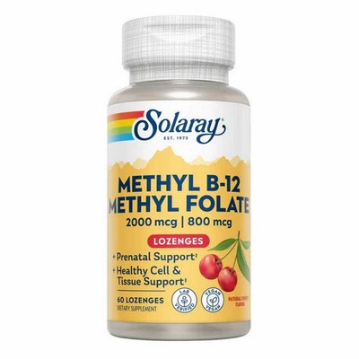 Methyl B-12 Methyl Folate 60 Count  by Solaray