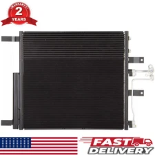 A/C AC Condenser w/ Receiver Drier & Oil Cooler for Ram 1500 2011-2018 2500 3500