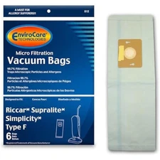 Replacement micro filtration vacuum cleaner dust bags made to fit ricc