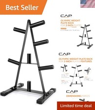 Professional Heavy-Duty Olympic Plate Organizer with Scratch-Resistant Finish