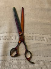 Rainbow Japanese Razor Edge Barber Hair Cutting Scissors/Shears Thinning