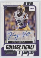 2021 Panini Contenders Draft Picks College Ticket Kary Vincent Jr #259 Auto 1v7