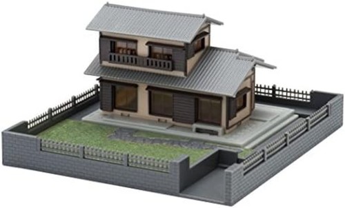 Tomytec Tomix Escala N Casa Suburbana Gris 4213 Diorama Suministros Kit Envío Gratis con Pista# | Zustand: New