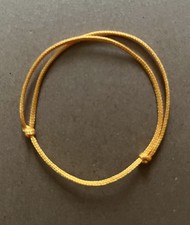 Orange Adjustable Handmade String Cord Lucky Bracelet 1.5mm