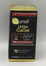Exp 3/26 Qunol Ultra CoQ10 3X Better Absorption Supplement 21 Softgels EXP 3/26