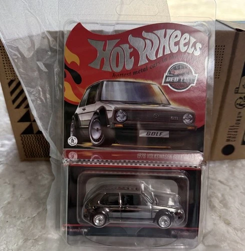 New Listing2025 Hot Wheels  🔥 RED LINE RLC EXCLUSIVE 1976 Volkswagen Golf Mk1 GTI -9893