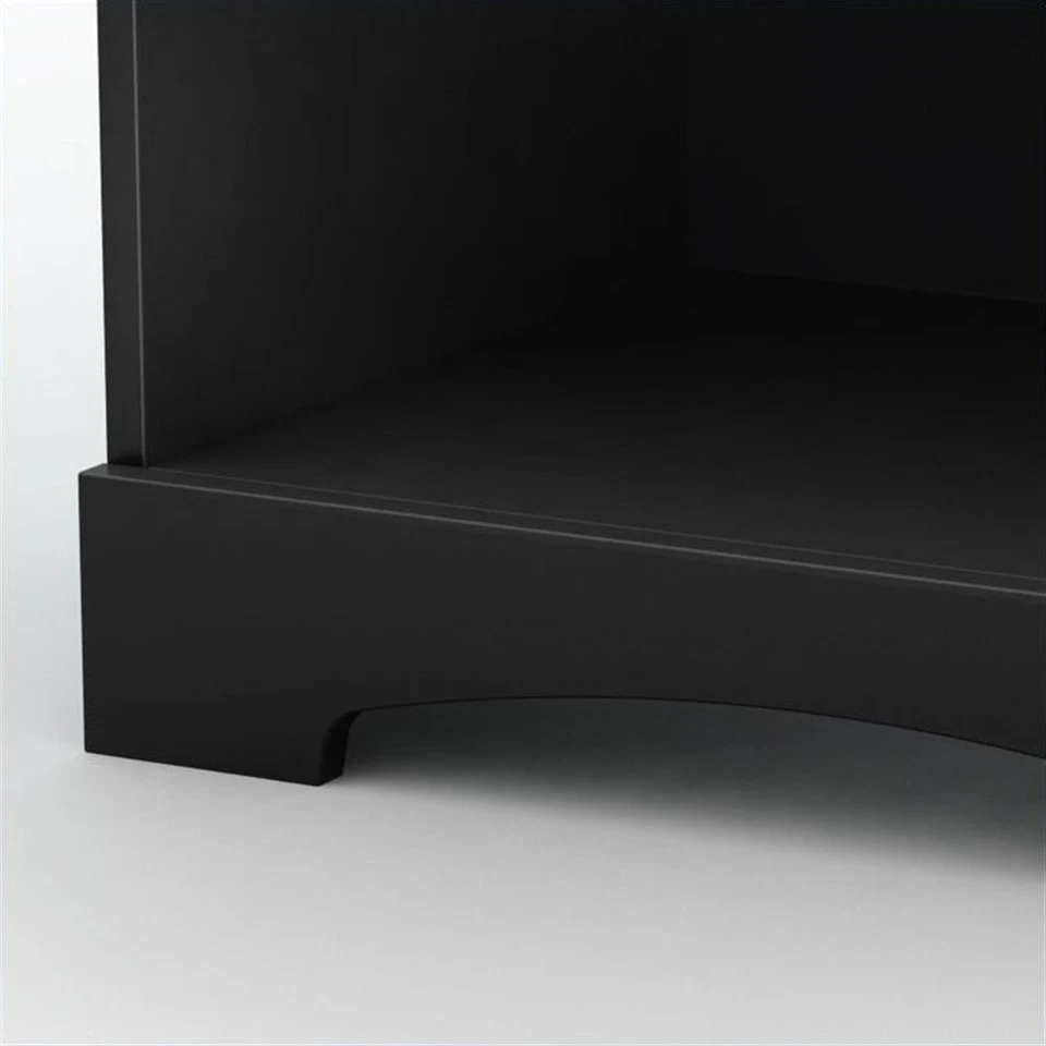 South Shore Step One 1 Drawer Wood Nightstand in Pure Black - Image 4 of 4