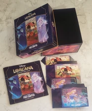 Disney Lorcana The First Chapter EMPTY Illumineers Trove Box w/ guide No Packs