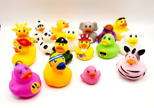17 PCS Jeep Rubber Ducks in Bulk Assorted Duckies for Ducking Cruise Ducks 2-3"