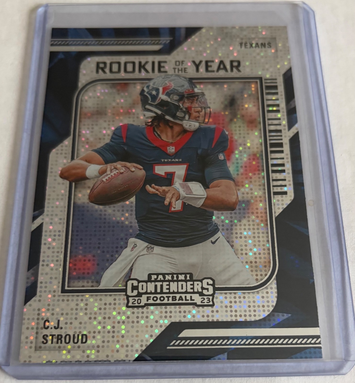 2023 Panini Contenders C.J. Stroud Rookie of the Year #5 (RC) - Houston Texans