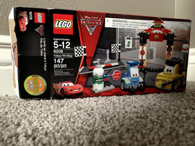 Used + Complete LEGO Cars 2: Tokyo Pit Stop (8206)
