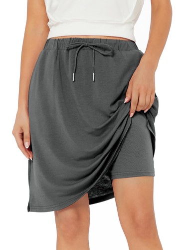 Tennis Skirts for Women with Pockets Golf Knee Length Skorts Athletic Sports ...