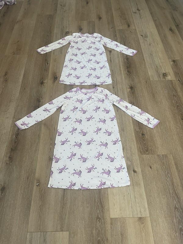 Carter's two  girl 's pyjamas size 8-10 and 12-14 