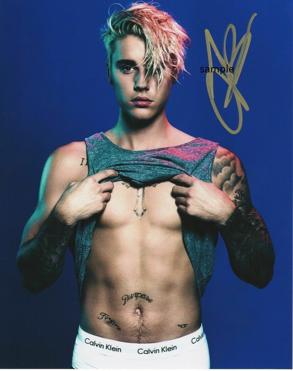JUSTIN BIEBER #1 SIGNED AUTOGRAPHED 8X10 REPRINT PHOTO MAN CAVE