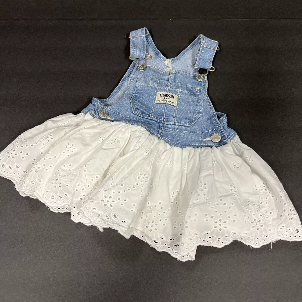 Oshkosh white deals eyelet dress