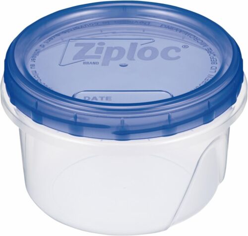 Bulk Ziploc Screw Lock 473ml (2-pack) x 4 Set Microwave Safe Japan - Picture 3 of 9