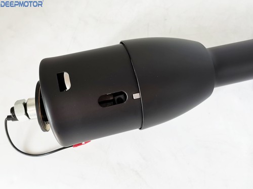 Columna de dirección GM de 32" inclinación automática sin llave universal con adaptador de 9 orificios negro - Imagen 6 de 9