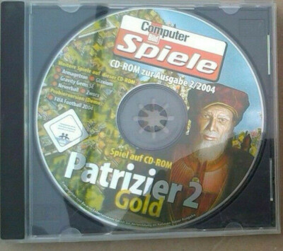 CD-ROM SPIEL - PATRICIER 2 beinhaltet AMAGETRON, GLAXIUM, NEVERBALL - 02/2004