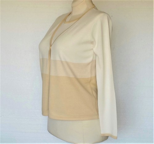 Liz Claiborne Sweater NEW w/ Tags 2 pc Style Soft Emma James Womens Sz S - Picture 3 of 9