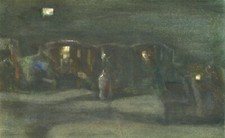 Henry Boddington (1849-1925) - 1904 Watercolour, Gypsy Caravans II