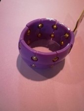 Purple Stretchy Fashion Bracelet