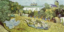Oil painting Vincent Van Gogh - Le jardin de Daubigny The Garden of Daubigny art