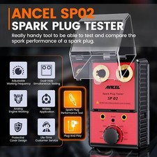 Dual Hole Car Spark Plug Tester Adjustable Detector Ignition Diagnostic Tool kit