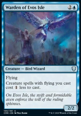 Magic the Gathering MTG Warden of Evos Isle (106) Commander Legends   LP