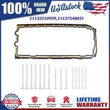 Oil Pan Gasket Kit w/ Oil Cooler Seal for BMW M135i 335i 435i 535i X5 X6 N55 N54