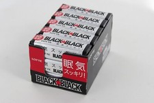 Black Gum Lotte BLACK BLACK Japanese Chewing Gum 15 packets set 9 pieces x 15