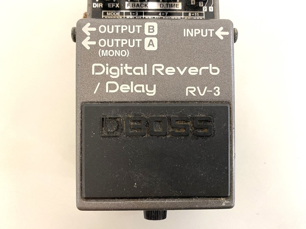 Boss RV-3 Digital Reverb & Delay Effects Pedal Vintage From