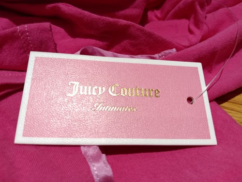 Juicy Coulture Women's Henley Pajama Sleep Shirt, Pink, LARGE - Picture 10 of 11
