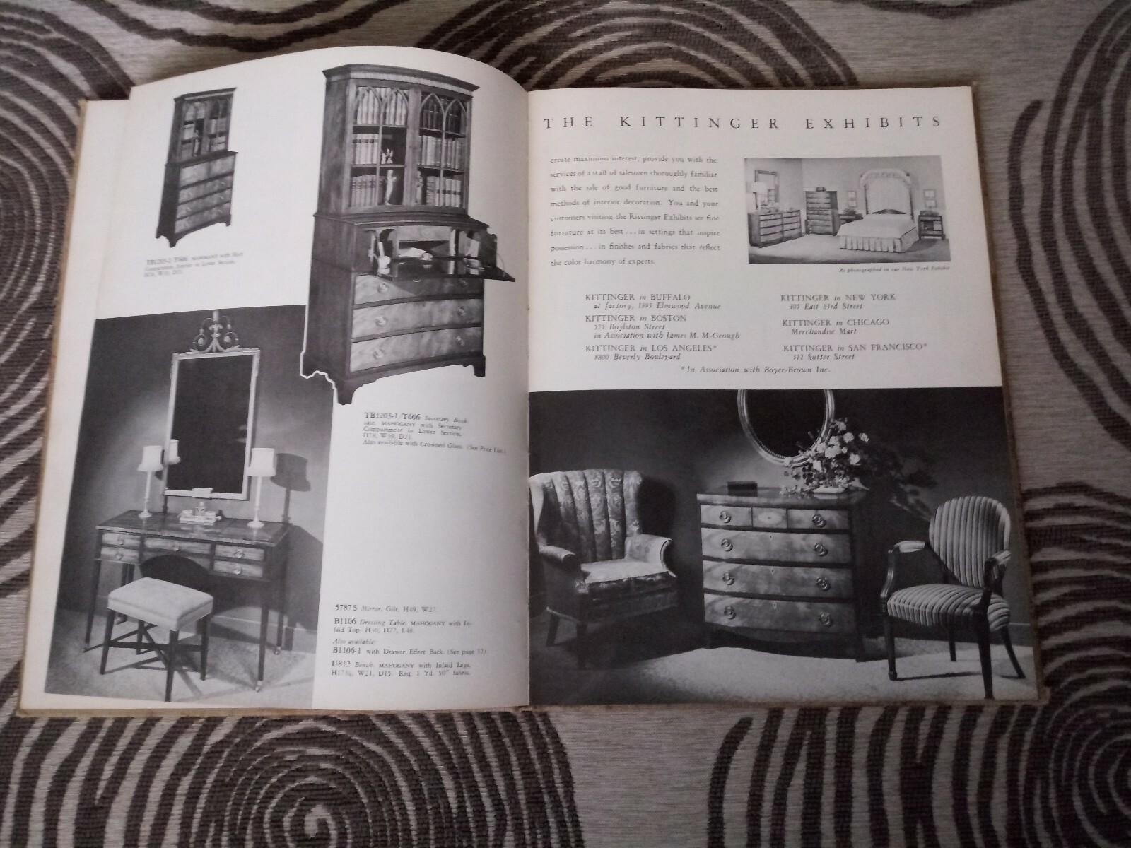 HC Kittinger Furniture Catalog 1952 Buffalo, NY Mid Century Vintage eBay