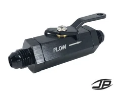 12 AN Billet Aluminum Inline Fuel Shut Off Valve w/ Cable Lever