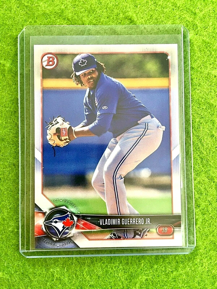 VLADIMIR GUERRERO JR ROOKIE CARD JERSEY #27 JAYS RC 2018 Topps BOWMAN  PROSPECTS