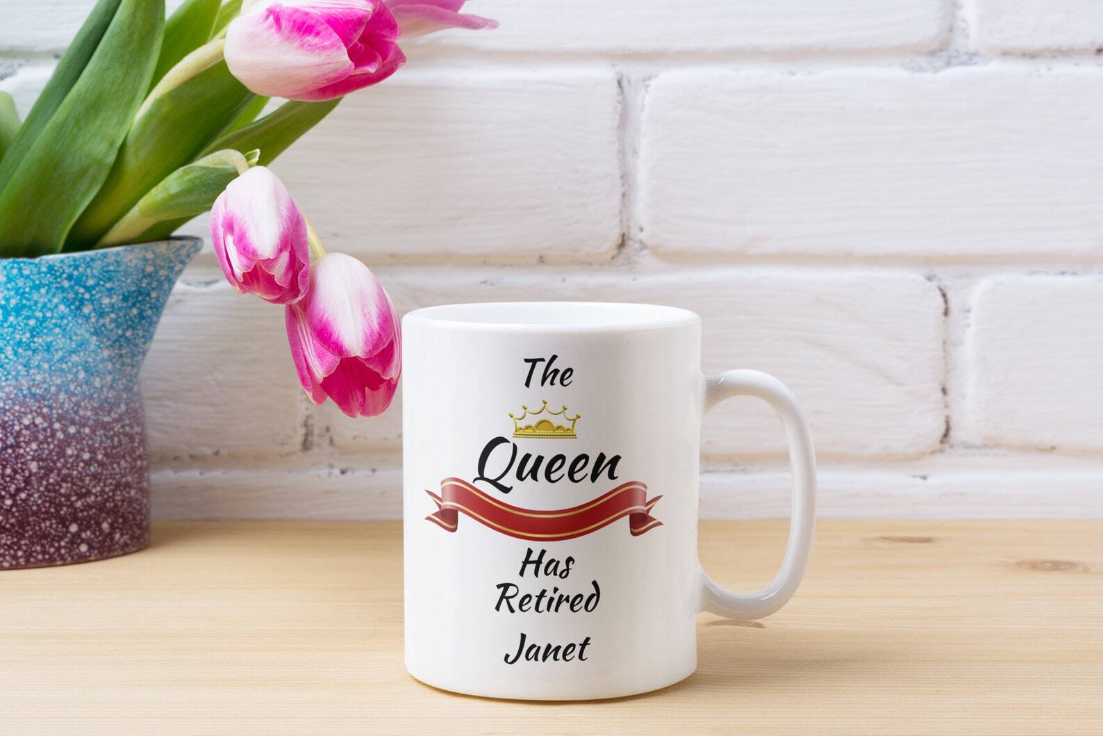 The Queen Has Retired Personalized Retirement Mug Retirement Gift For Her