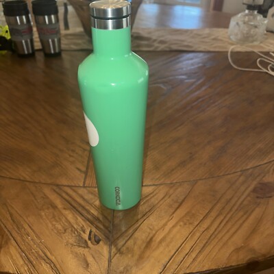 Corkcicle 25 oz Canteen Glossy Pink Stainless Steel with Stay Put Bottom Tumbler