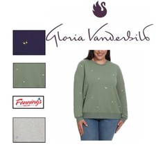 Gloria Vanderbilt Ladies' Embroidered Crewneck Top H41