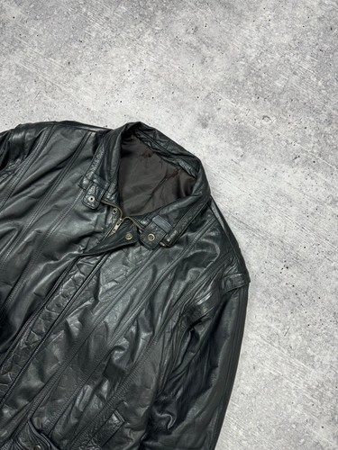 Vintage Genuine Leather Aviator Top Gun Pilot Bomber Leather Jacket - Vest Men M - Picture 6 of 23