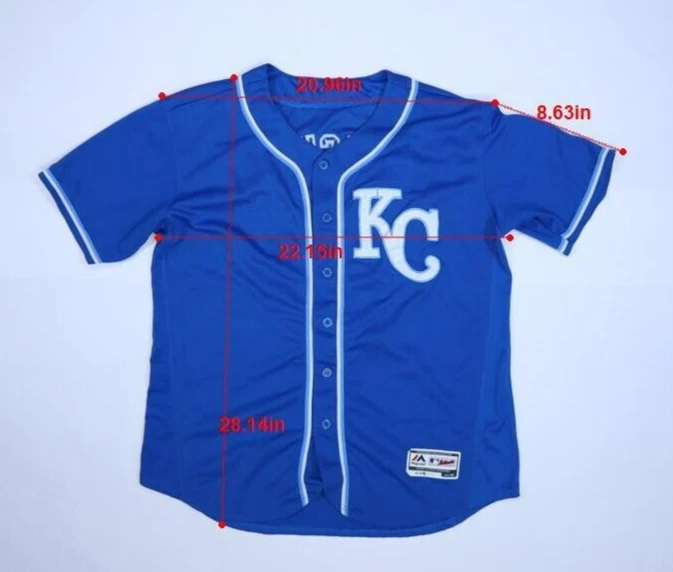 Majestic Kansas City KC Royals #16 Bo Jackson Flex Base Blue Away Jersey 44 - Image 2 of 4