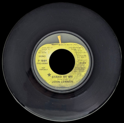 John Lennon   Stand By Me / Stand By Me P-1881, Promo, LA Pressing, US, 1975